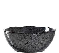 Leonardo Matera 018584 - Ciotola per insalata in ceramica, 1 ciotola rotonda in gres porcellanato, Ø 23,5 cm, 2600 ml, colore: Grigio