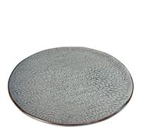 LEONARDO Matera - Piatto da portata grande in ceramica - Piatto rotondo per torte, torte, torte, torte, pizze, ecc. - Diametro 34 cm - adatto al microonde, lavabile in lavastoviglie - antracite