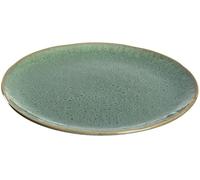 LEONARDO Matera - Piatto da portata rotondo, in ceramica, 27 cm, 20 mm, colore: Verde