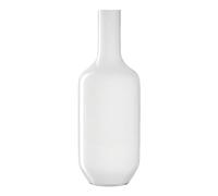 Leonardo Milano 041648 - Vaso per fiori in vetro colorato bianco, realizzato a mano, design moderno, altezza: 50 cm