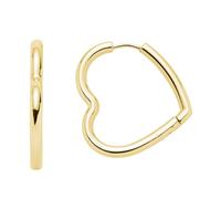 LEONARDO Orecchini Da Donna A Forma Di Cuore Creole Color Oro 024911