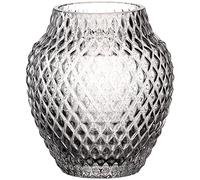 Leonardo Poesia 018669 - Vaso da tavolo fatto a mano, in vetro, con portacandela, 11 cm di altezza, 018669