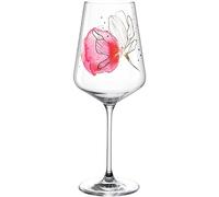 LEONARDO Presente bicchiere aperitivo - Aperol Spritz vetro cristallo - con stampa floreale - contenuto 560 ml - lavabile in lavastoviglie - 1 bicchiere da cocktail