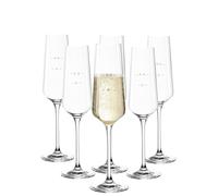 Leonardo Puccini Gastro-Edition - Bicchieri da spumante da 0,1 l/0,2 l, bicchieri professionali per gastronomia, hotel e catering, set da 6 pezzi