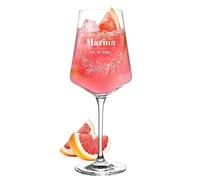 Leonardo Puccini Sarti - Bicchiere da aperitivo da 560 ml con incisione, il bicchiere da cocktail per Aperol, Lillet e vino, rifinito in Germania, il regalo delle donne per la festa della mamma,