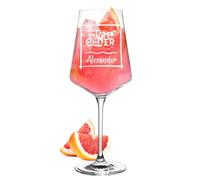LEONARDO Sarti Spritz Aperitivo Vetro con Incisione - Il Frauengeschenk -