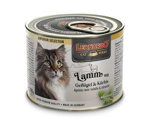 Leonardo scatoletta per gatti - agnello, pollame & zucca 200 g