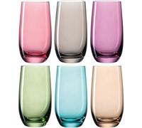 Leonardo, Set di 6 Bicchieri in Vetro per l'acqua, Modello “Sora”, Adatti alla lavastoviglie, Vetro, Bunt 2, Grande