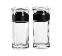 Leonardo Kitchen Salt & Pepper Grinder Set, nero, trasparente
