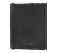 LEONARDO VERRELLI 3000433 - Custodia per carte di credito unisex in pelle, protezione RFID, 7,1 x 9,2 x 1,8 cm, Nero , 4 Zoll, Minimalista