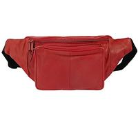 LEONARDO VERRELLI Marsupio unisex in pelle 3900041 (rosso) rosso unità, rosso, unidad