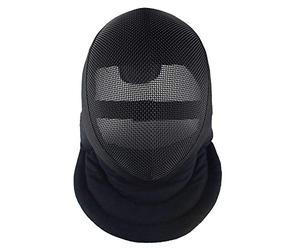 LEONARK Armory AR7011 Casco - Maschera da Allenatore di Scherma - Maschere di Grado Nazionale certificata CE 350N - Equipaggiamento Protettivo da Scherma con Custodia (Detachable, L)