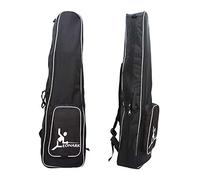 LEONARK Borsa Ruota con Barra di Traino per Spada e Lamina di Spada - Custodia per Trolley per Spada e Tuta da Scherma - Borsa di stoccaggio per schermidori per Adulti e Bambini (Black A)