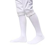 LEONARK Calze da Scherma per Spada, sciabola e Lamina - 100% Cotone - Calze da Scherma protettive per Bambino e Adulto - per schermidori Maschi e Femmine (White, XL)