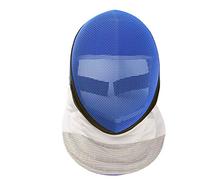 LEONARK Maschera per Scherma Maschere di Protezione certificata CE 350N National Grade Masque - Equipaggiamento Protettivo per Scherma (Blue, XS)