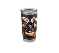 Leonberger - Orecchie da coniglietto per cani, caccia alle uova di Pasqua, mamma e papà Bicchiere termico in acciaio inox doppia parete