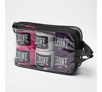 LEONE 1947 Bendaggi Multipack, Pack x 3-AB705P Unisex - Adulto, Rosa/Bianco/Viola, 350 cm
