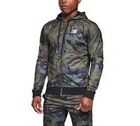 LEONE 1947 AB302, Felpa con Capuccio Unisex Adulto, Verde Camouflage, L