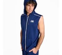 LEONE 1947 ABX306 Smanicato con Cappuccio Classic Poly French Terry Blu Marino M