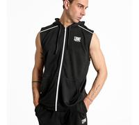 LEONE 1947 ABX306 Smanicato con Cappuccio Classic Poly French Terry Nero M