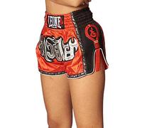 LEONE 1947, Bangkok Pantaloncino Kick-thai, Unisex - Adulto, Rosso, XL, AB754