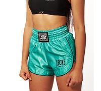 LEONE 1947, Basic W Pantaloncino Kick-thai, Donna, Verde Acqua, S, AB801