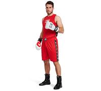 LEONE 1947 Canotta Boxe Ambassador rosso M AB218