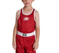 Leone1947 Double Face Sleeveless T-shirt Rosso S Bambini
