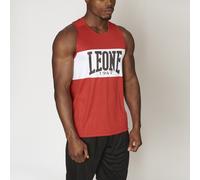 LEONE 1947 Shock AB224 Canotta Boxe SHOCK-AB224, Rosso, S Unisex-Adulto