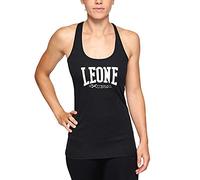 LEONE 1947, Canotta Logo W, Donna, Nero, L, ABX117