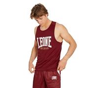 Leone 1947, Canotta sportiva con logo per Uomo, Bordeaux(Bordeaux), XL