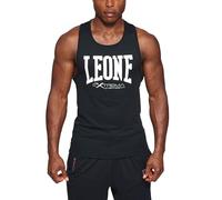 LEONE 1947 ABX103 Smanicato Logo, Nero, S Uomo