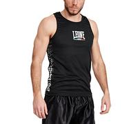 LEONE 1947, Canottiera Boxe, Nero, S, AB726