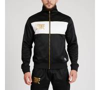 Leone 1947 Felpa Uomo Premium 2, Palestra/Tempo Libero - 01 (Nero/Bianco/Oro)