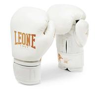 LEONE 1947 Gn059, GUANTI BOXE BLACK&WHITE - GN059 Unisex - Adulto, Bianco, 14 oz