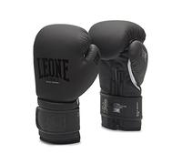 LEONE 1947 Gn059, GUANTI BOXE BLACK&WHITE - GN059 Unisex - Adulto, Nero, 14 oz
