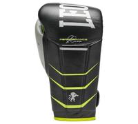 LEONE 1947, Guanti Boxe Revo Fluo 16 OZ, Nero