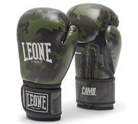 LEONE 1947 Camo, Guantoni da Boxe Unisex Adulto, Verde, 14oz