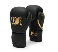 LEONE 1947 Guantoni da boxe nera&oro Boxing Synthetic Training Gloves
