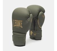 LEONE 1947 Guantoni da boxe sintetici da allenamento verdi B&W MILITARY EDITION