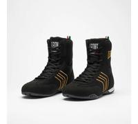 LEONE 1947 HERMES STIVALETTI DA BOXE DA UOMO black gold pugilato arti marziali