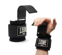 LEONE 1947 Lifter Ganci per Sollevamento - Grip Antiscivolo per Allenamento Pesi e Palestra - Unisex Adulto - cod. AC804