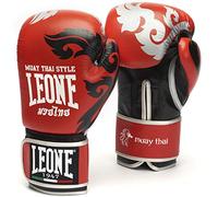 LEONE 1947 MUAY THAI Guantoni, Unisex - Adulto, rosso, 10OZ