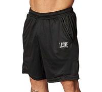 LEONE 1947, Panta Logo Shorts, Nero, M, ABX112