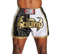 LEONE 1947, Panta Thai SIAM Bianco-Nero/L, Unisex Adulto - AB875