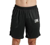 Leone 1947 Pantaloncini Uomo Logo - Shorts Sportivi Training Fitness Palestra Boxe Kickboxing Nero/XXL - ABX121