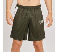 Leone 1947 Pantaloncino Unisex Logo, Boxe/All Sport - 11 (Verde/Bianco)