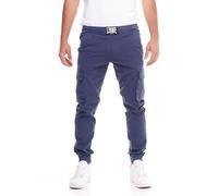 LEONE 1947 Pantaloni Cargo con Polsino Elastico da Uomo Minimal