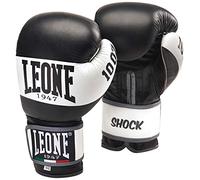 LEONE 1947, Shock Guanti Boxe, Unisex - Adulto, Nero, 14 OZ, GN047