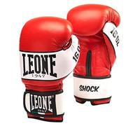 LEONE 1947, Shock Guanti Boxe, Unisex - Adulto, Rosso, 16 OZ, GN047